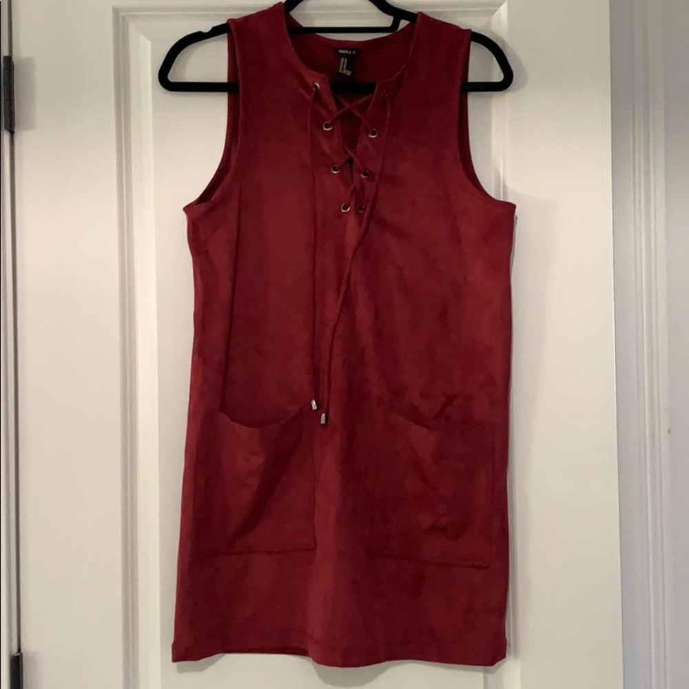 Suede dress